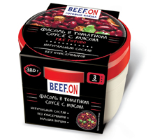 Фасоль в томатном соусе BEEF-ON 380г*6шт (Елинский ПК)