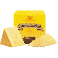 Сыр Сметанковый 50% кубик 1,8кг*8шт (Мирослава)