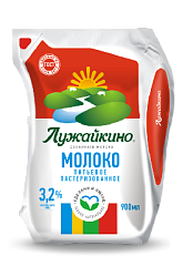 Молоко пастеризованное 3,2% кувшин Лужайкино