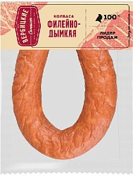 Колбаса Филейно-дымкая, п/к, МГС, 0,4 кг (ШТ) ВЕРБИЦКИЕ