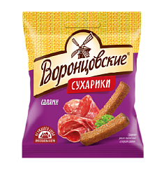 Сухарики Воронцовские со вкусом салями (шт)