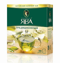 Чай Ява зеленый 100г*15 экономи трад.