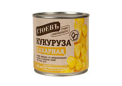 Кукуруза сахарная консервированная СТОЕВЪ ж/б 400гр/12шт