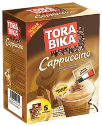 "TORA BIKA"кофе Cappuccino с.шок.крошкой  25г 1/20пак. пакетик "Жар востока"