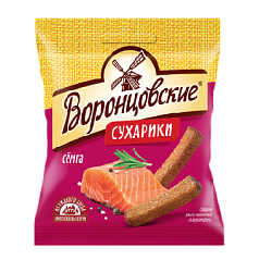 Сухарики Воронцовские со вкусом сёмги (шт)