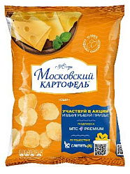 Чипсы Московский картофель со вкусом сыра (шт)