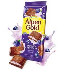 Шоколад Алпен Голд Ченика с йогуртом