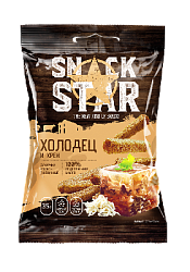 Сухарики ржано-пшеничные SNACK STAR со вкусом Холодец с хреном 35гр/32шт